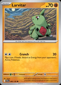 2025 Journey Together Larvitar #80 card