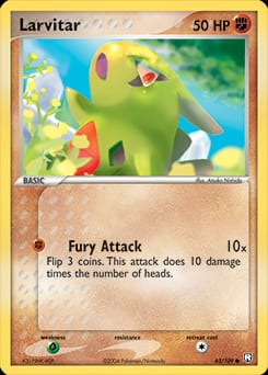 2004 Team Rocket Returns Larvitar #62 card