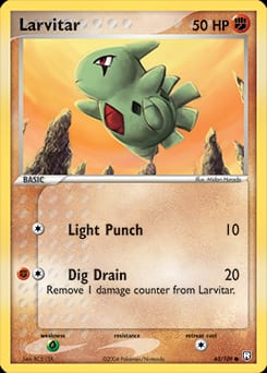2004 Team Rocket Returns Larvitar #63 card