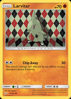 2019 Team Up Larvitar #79 card