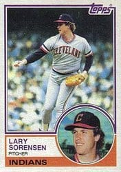 1983 Topps Base Set Lary Sorensen #48 card