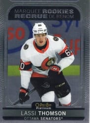 2021-22 O-Pee-Chee Platinum Base Set Lassi Thomson #295 card
