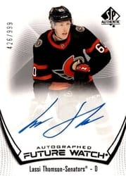 2021-22 SP Authentic Base Set Lassi Thomson #161 card