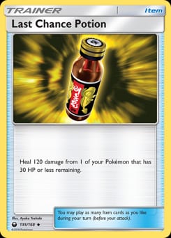 Celestial Storm Last Chance Potion #135 card