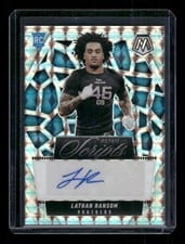 2025 Panini Mosaic Rookie Scripts Lathan Ransom #RS-LRM card
