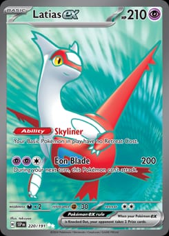 Surging Sparks Latias ex #220 card