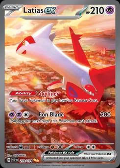 Surging Sparks Latias ex #239 card
