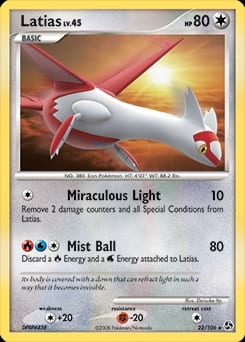 Great Encounters Latias #22 card