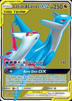 2019 Team Up Latias & Latios-GX #169 card