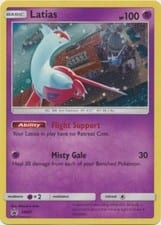 SM Black Star Promos Latias #SM87 card