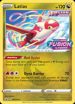 SWSH Black Star Promos Latias #SWSH171 card
