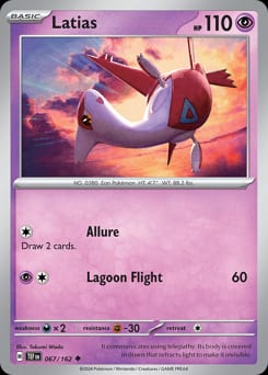 Temporal Forces Latias #67 card