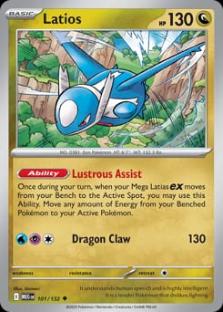 Mega Evolution Latios #101 card