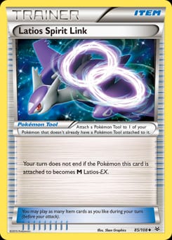 Roaring Skies Latios Spirit Link #85 card