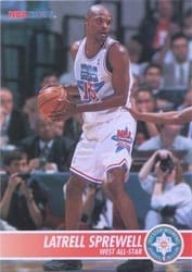 1994-95 Hoops Base Set Latrell Sprewell #249 card