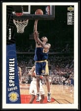 1996-97 Collector's Choice Base Set Latrell Sprewell #247 card