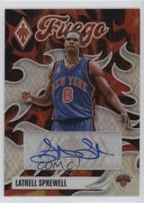 2023-24 Panini Phoenix Fuego Autographs Latrell Sprewell #FA-LSW card