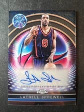 2023-24 Topps Chrome 1972 Topps Autographs Latrell Sprewell #TA-LS card
