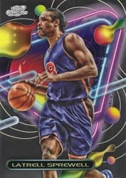2023-24 Topps Chrome Cosmic Base Set Latrell Sprewell #145 card