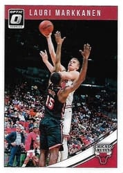 2018-19 Donruss Optic Base Set Lauri Markkanen #88 card