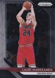 2018-19 Panini Prizm Base Set Lauri Markkanen #110 card