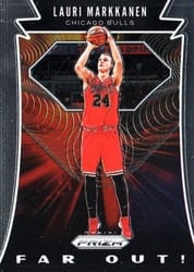 2019-20 Panini Prizm Far Out! Lauri Markkanen #23 card