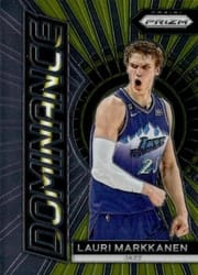 2023-24 Panini Prizm Dominance Lauri Markkanen #23 card