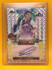 2025-26 Finest Electrifying Signatures Lauri Markkanen #ESG-LM card