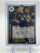 2023 Topps Merlin UEFA Autograph Lautaro Martinez #AH-LM card