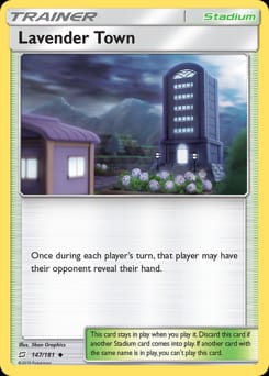 Team Up Lavender Town #147 card
