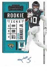 2020 Panini Contenders Base Set Laviska Shenault Jr #117 card