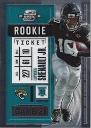 2020 Panini Contenders Optic Base Set Laviska Shenault Jr #89 card