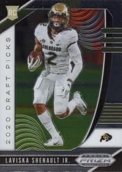 2020 Panini Prizm Draft Picks Base Set Laviska Shenault Jr #108 card