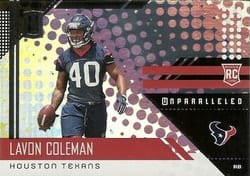2018 Panini Unparalleled Base Set Lavon Coleman #269 card