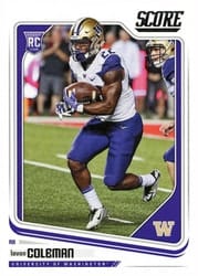 2018 Score Base Set Lavon Coleman #434 card
