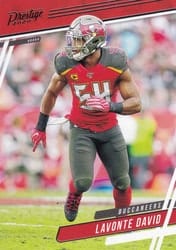 2020 Panini Prestige Base Set Lavonte David #39 card