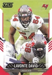 2021 Score Base Set Lavonte David #18 card