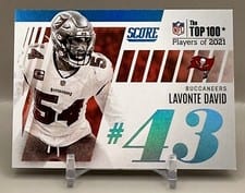 2022 Score Top 100 Lavonte David #T43 card