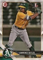 2018 Bowman Draft Base Set Lawrence Butler #BD-4 card