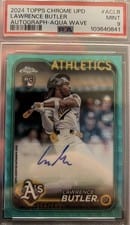2024 Topps Chrome Update Autographs Lawrence Butler #AC-LB card