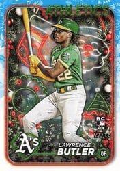 2024 Topps Holiday Base Set Lawrence Butler #H4 card