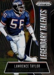 2019 Panini Prizm Legendary Talents Lawrence Taylor #5 card