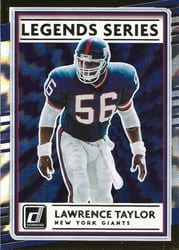 2020 Donruss Legends Series Lawrence Taylor #LS-LT card