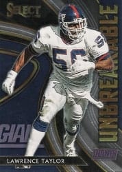 2020 Panini Select Unbreakable Lawrence Taylor #U5 card