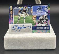 2024 Panini Mosaic Signatures Highlights Lawrence Taylor #SH40 card