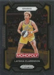 2024 Panini Prizm Monopoly WNBA Base Set Layshia Clarendon #57 card