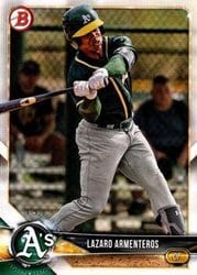 2018 Bowman Draft Base Set Lazaro Armenteros #BD-200 card