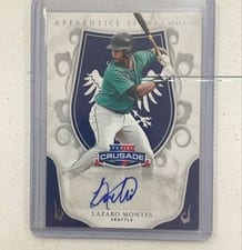 2024 Panini Crusade Apprentice Signatures Lazaro Montes #AS-LMT card