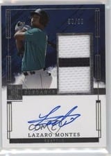 2024 Panini Impeccable Elegance Prospect Jersey Autographs Lazaro Montes #EPJ-LM card