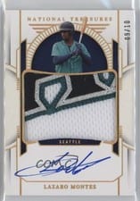 2024 Panini National Treasures Prospect Material Signatures Lazaro Montes #5 card